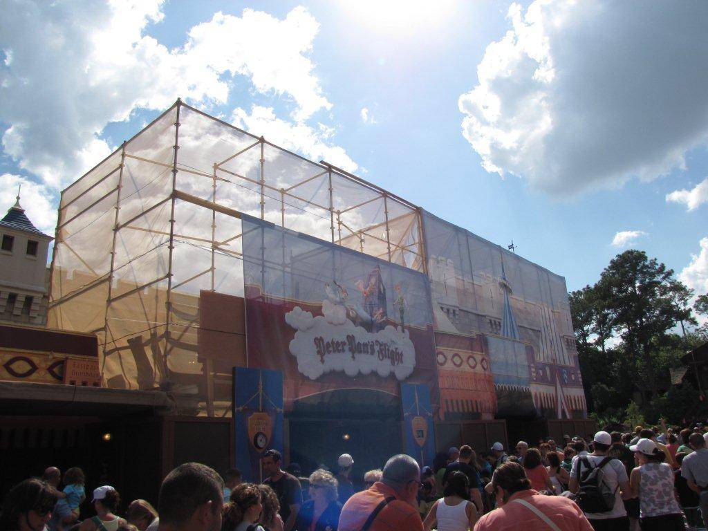 Peter Pan's Flight front side exterior refurbishment