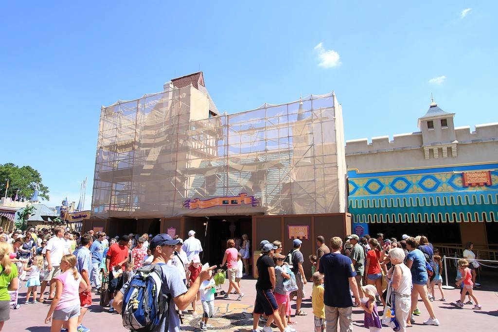 Peter Pan's Flight exterior refurbishment - photo update