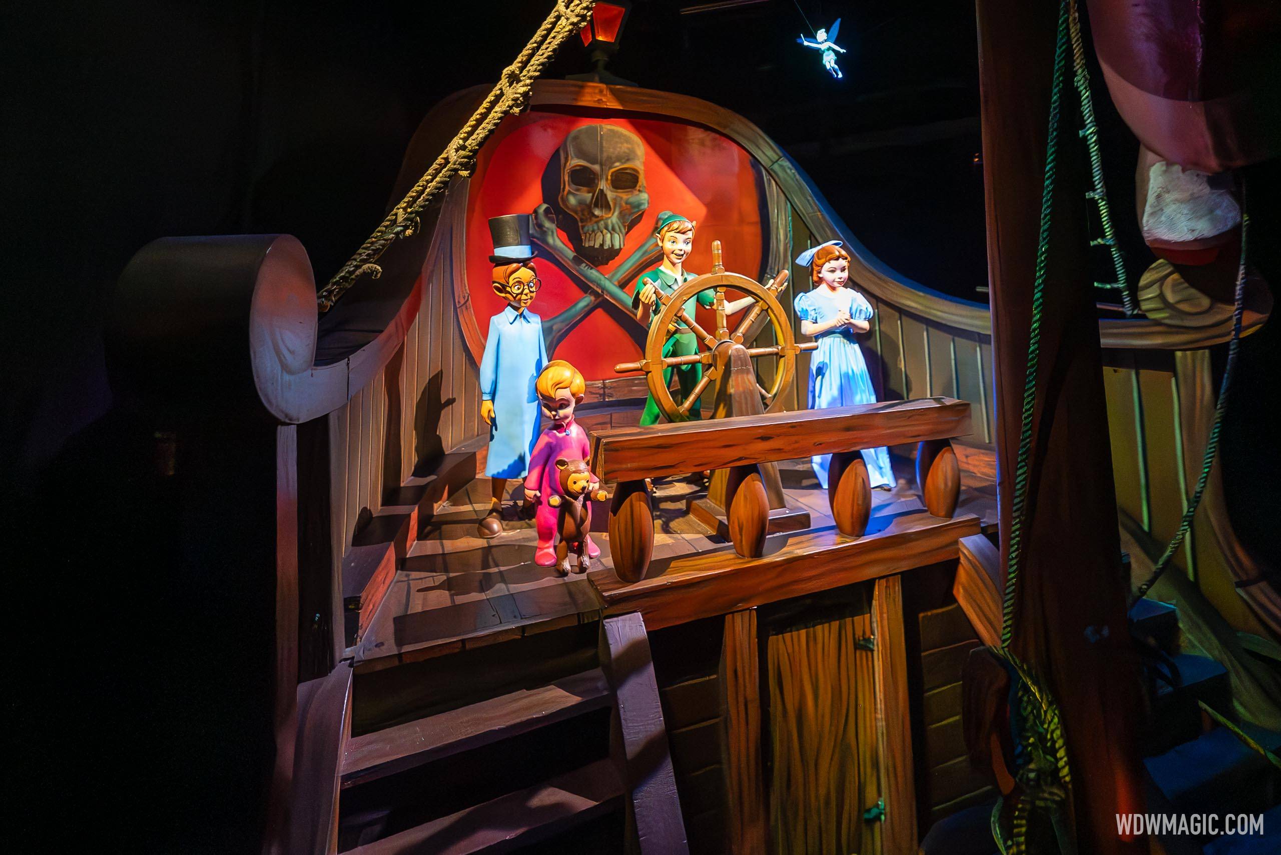 Peter Pan's Flight at Walt Disney World Now Closed For Updates