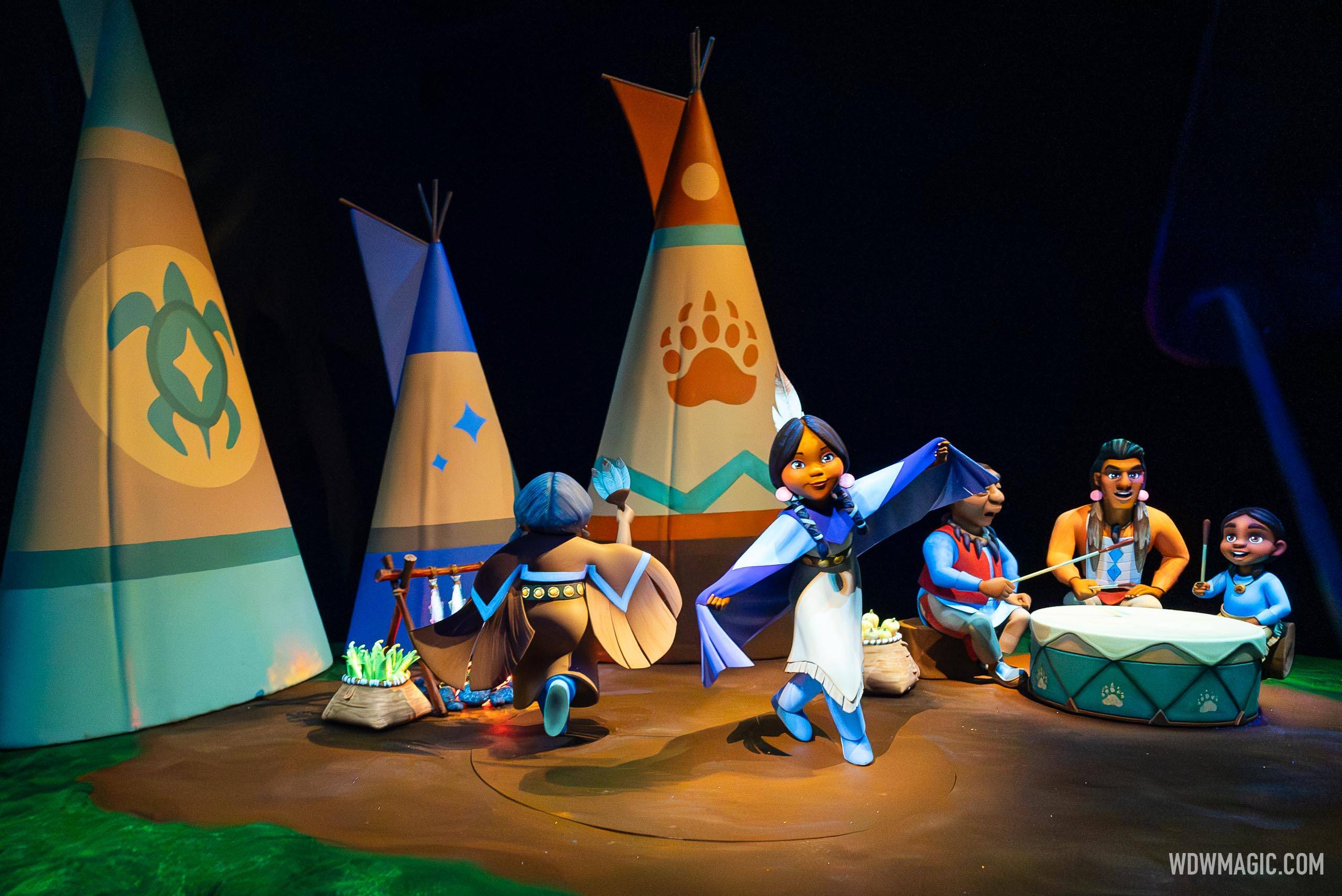 New Never Land Tribe Scene at Peter Pan's Flight