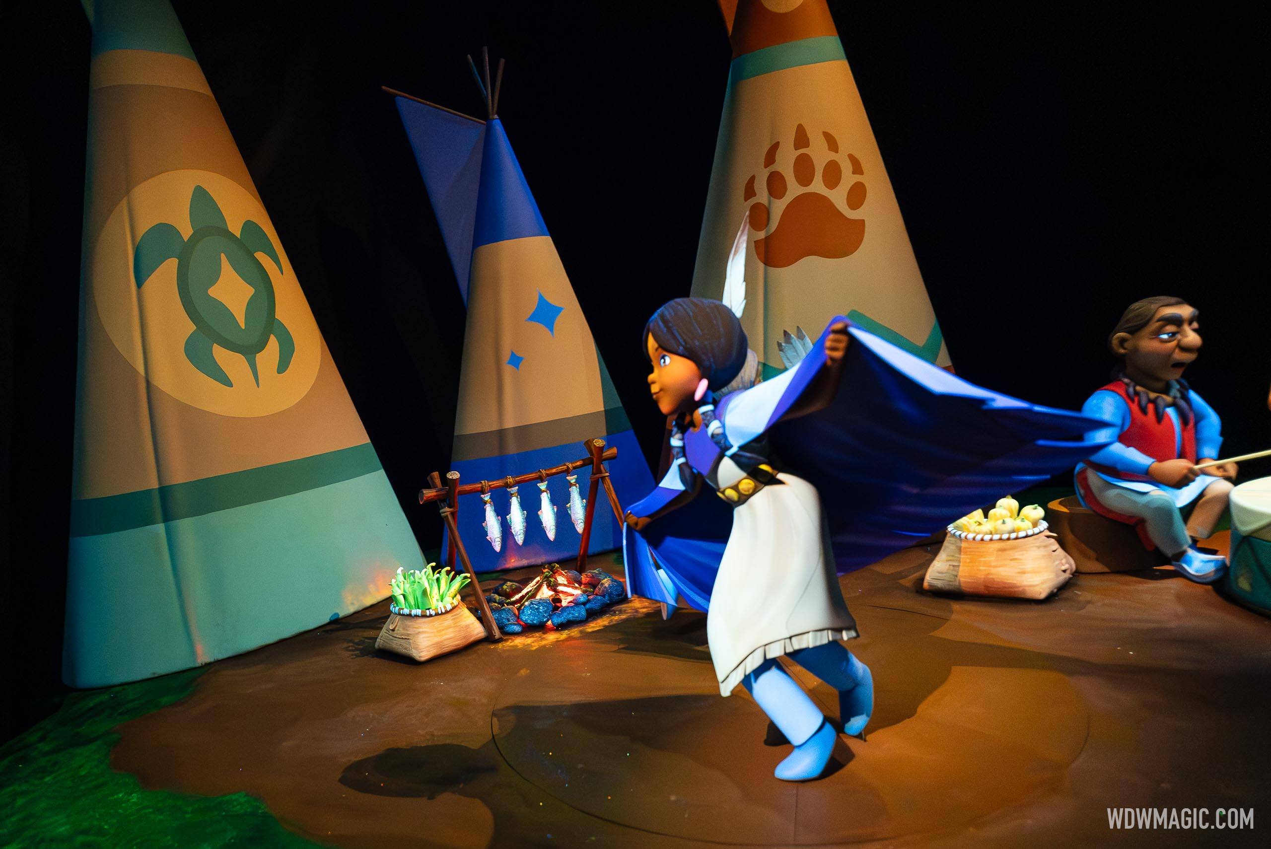 New Never Land Tribe Scene at Peter Pan's Flight