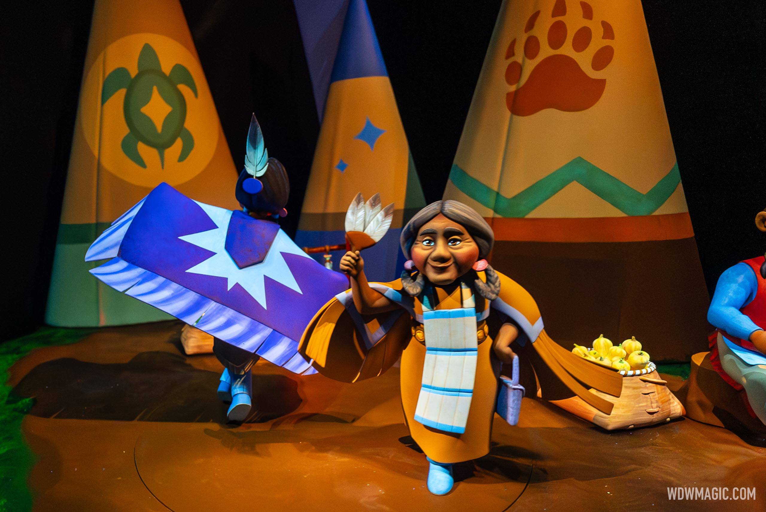 New Never Land Tribe Scene at Peter Pan's Flight