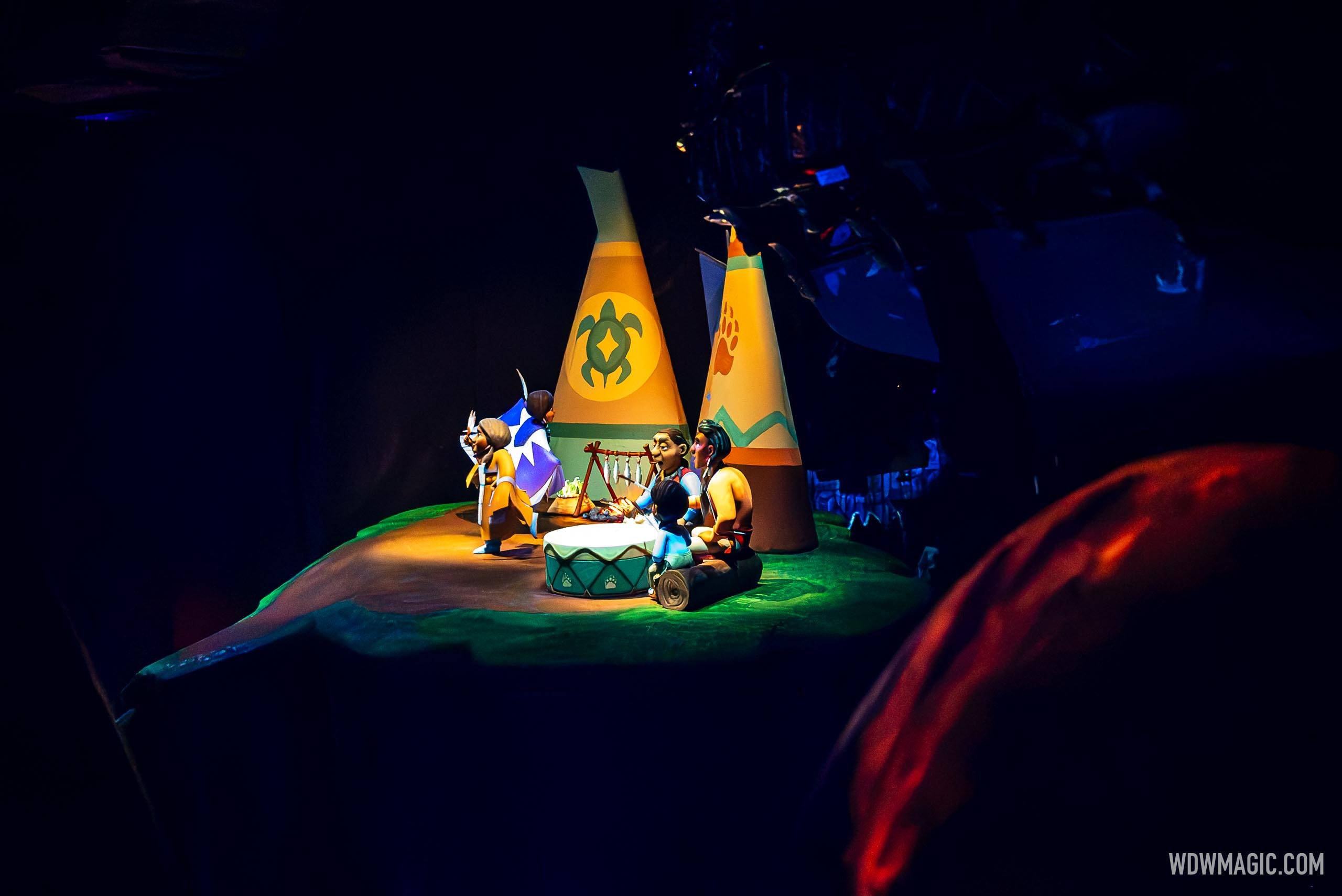 New Never Land Tribe Scene at Peter Pan's Flight