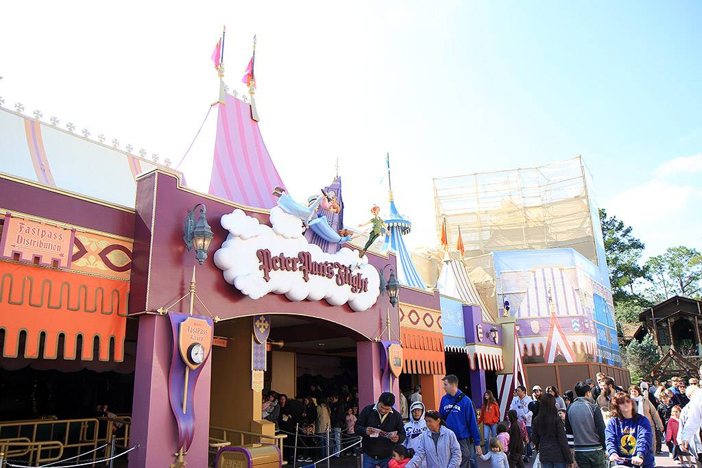 Peter Pan's Flight exterior refurbishment