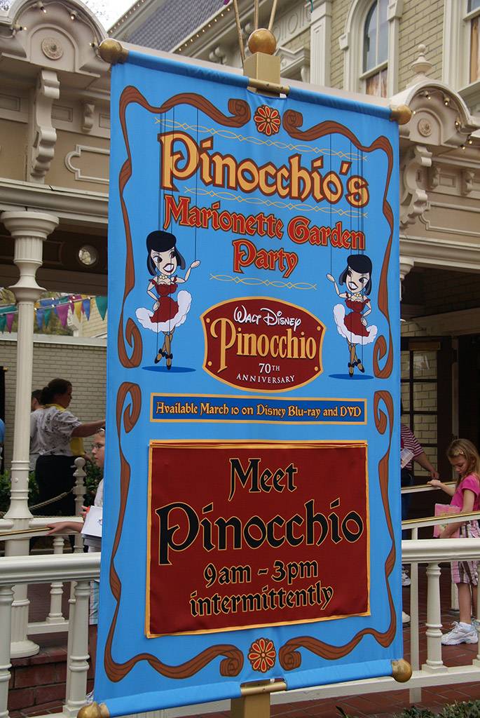 Pinocchio's Marionette Garden Party opens at the Magic Kingdom