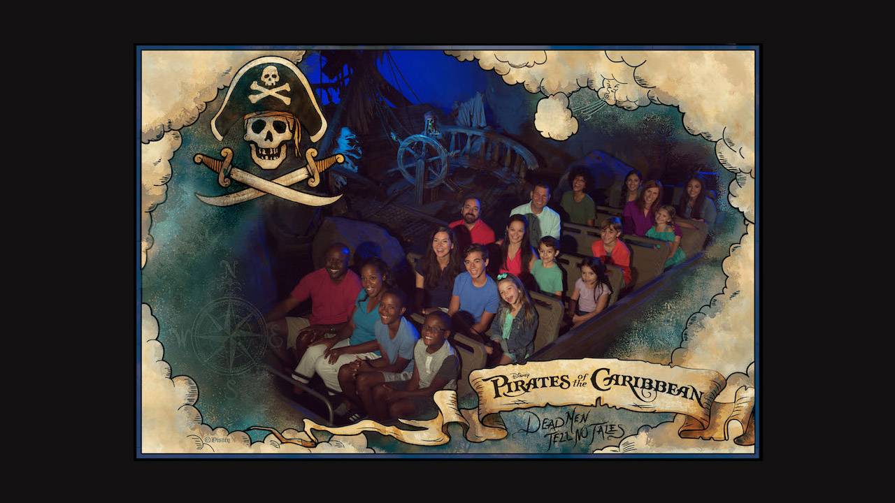 Pirates of the Caribbean on-ride photo