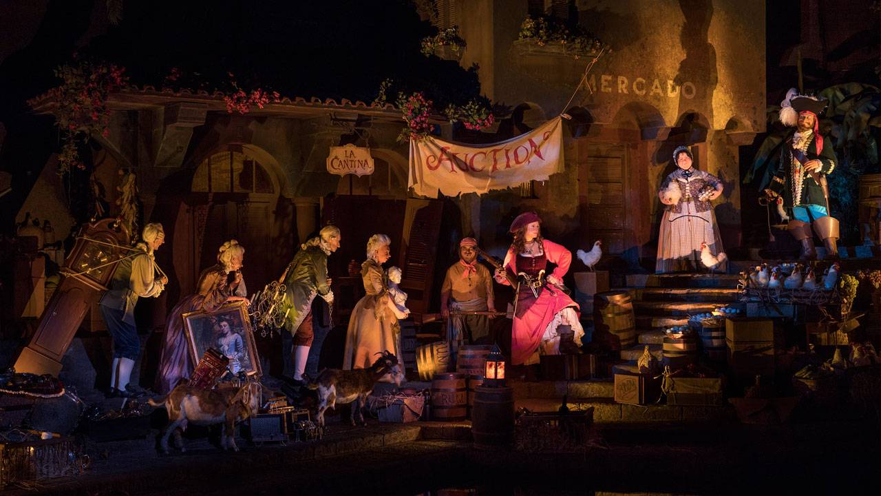 PHOTOS - First look at the new auction scene at Pirates of the Caribbean