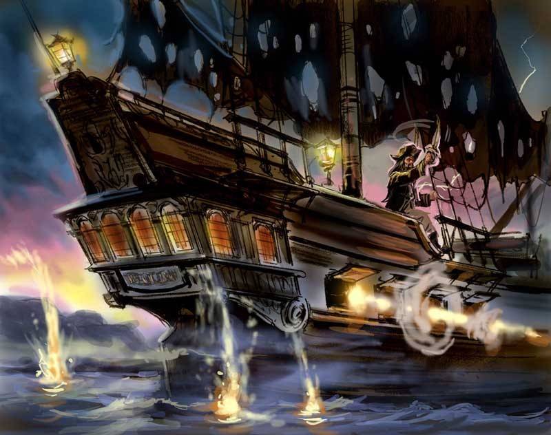 Pirates of the Caribbean concept art - Photo 1 of 2
