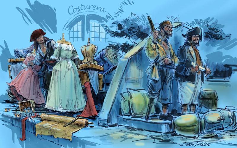 More new Pirates of the Caribbean concept art