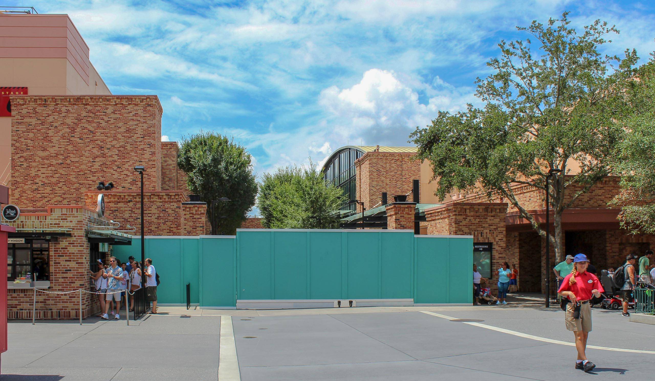 Pixar Place walled off
