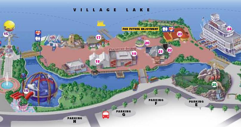 Rock n Roll Beach Club and Motions removed from new Downtown Disney map