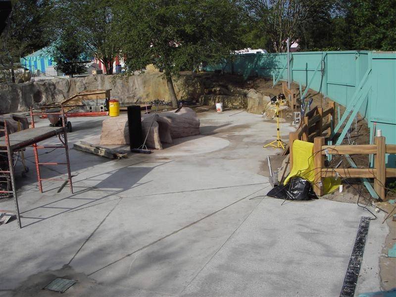 Pooh themed play area construction update