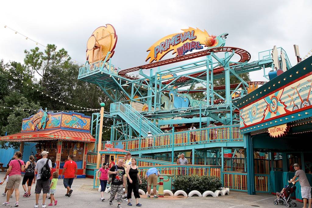 PHOTOS - One side of Primeval Whirl back open after long closure