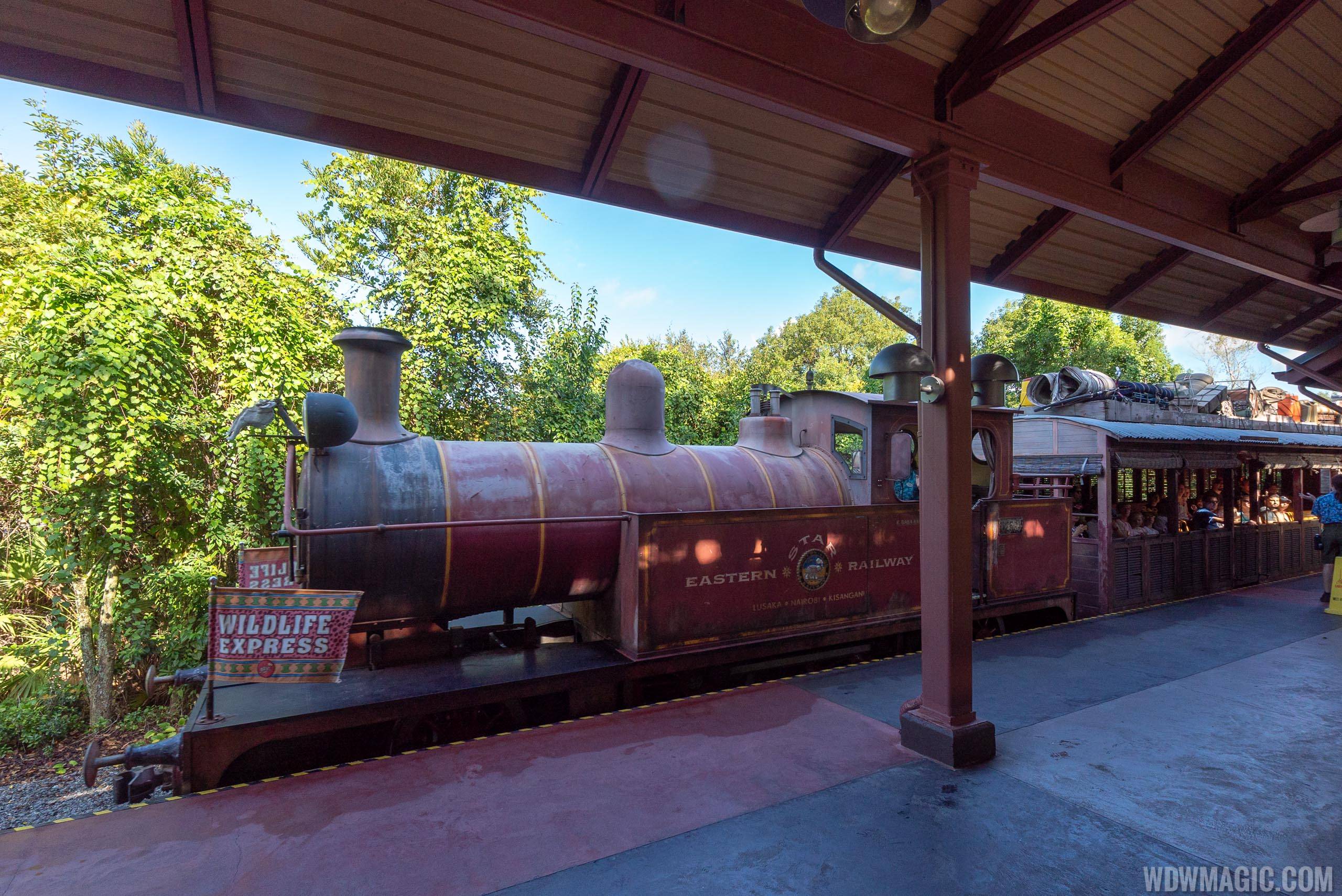 The Wildlife Express Train Station is the start of Circle of Flavors