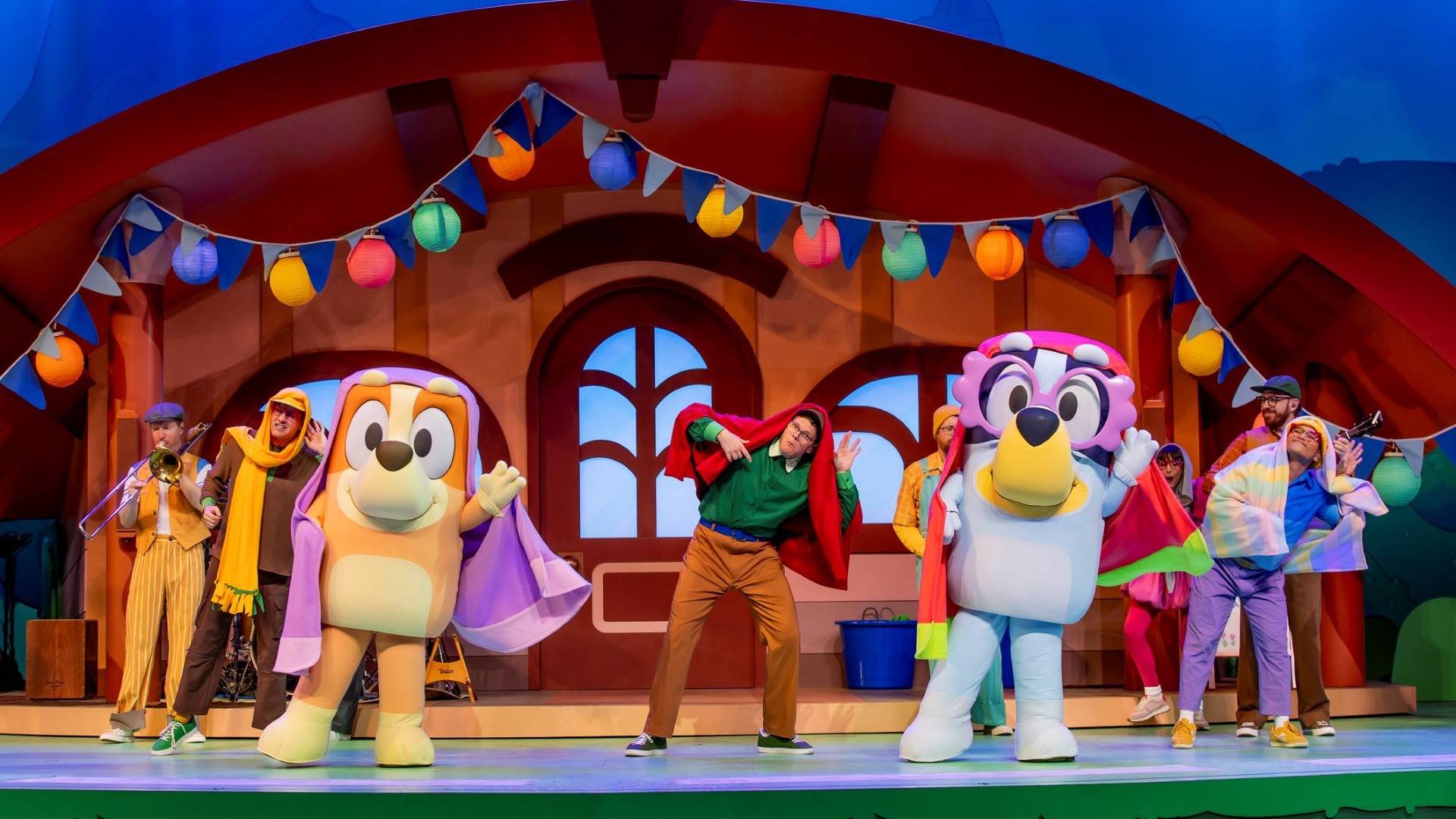 Bluey and Troupe of Grannies Disneyland