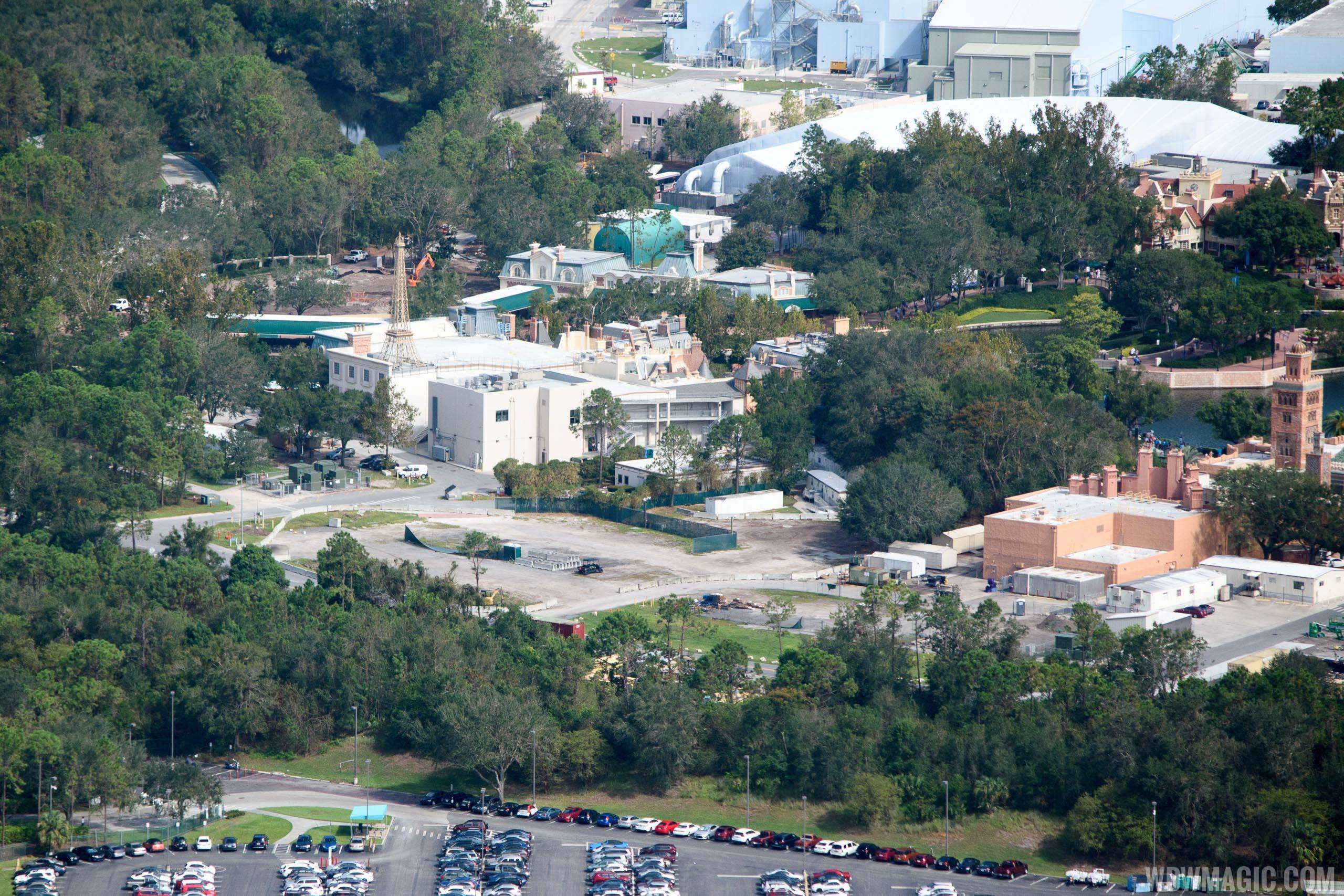 PHOTO - Latest look at the Ratatouille site from the air as first permits are filed for construction