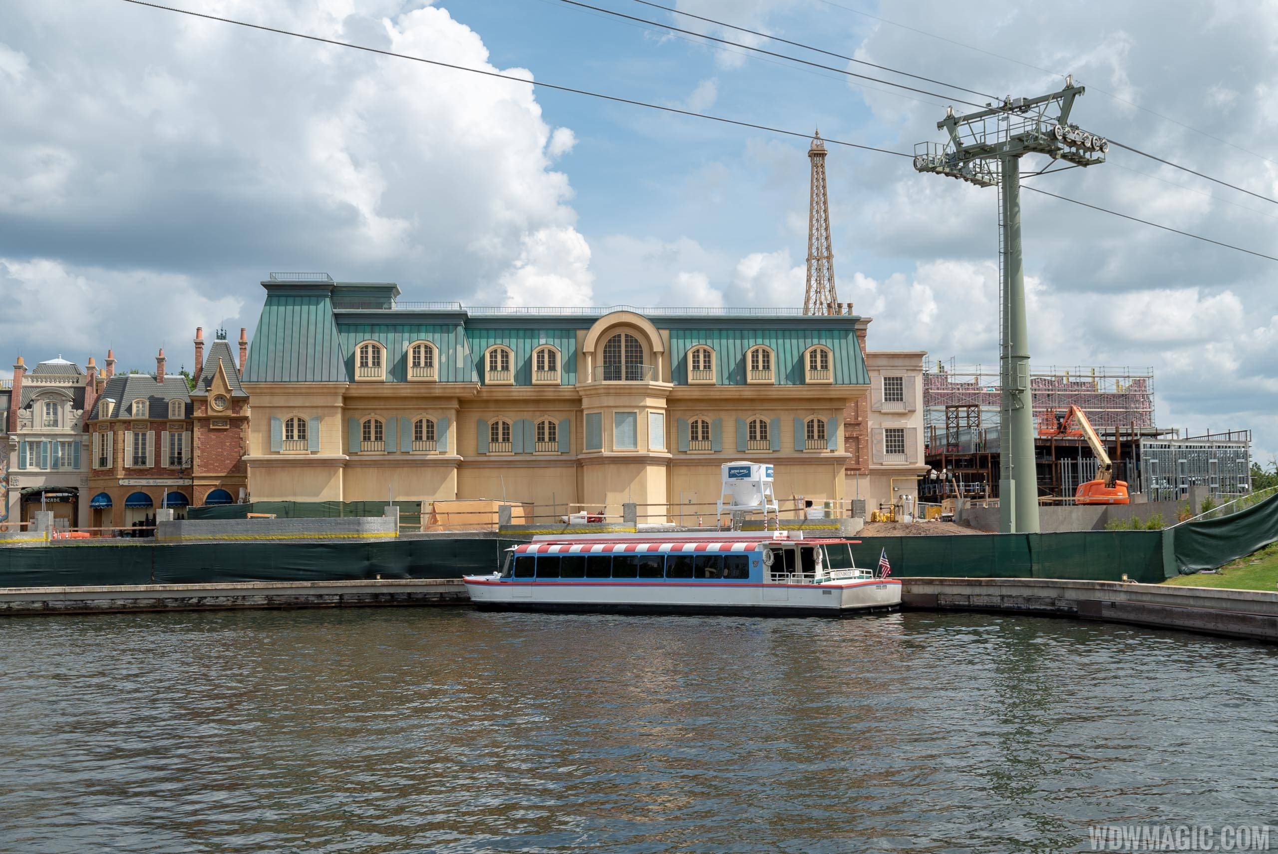 Remy's Ratatouille Adventure construction viewed from International Gateway - April 2019
