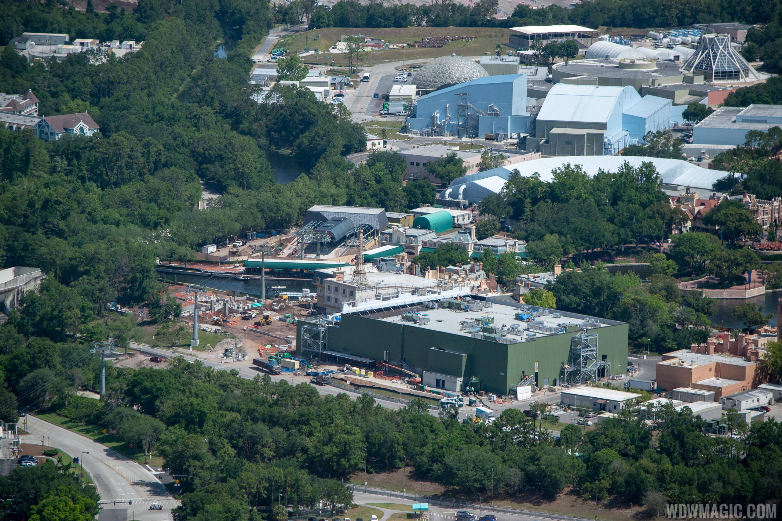 Remy's Ratatouille Adventure construction - May 2019