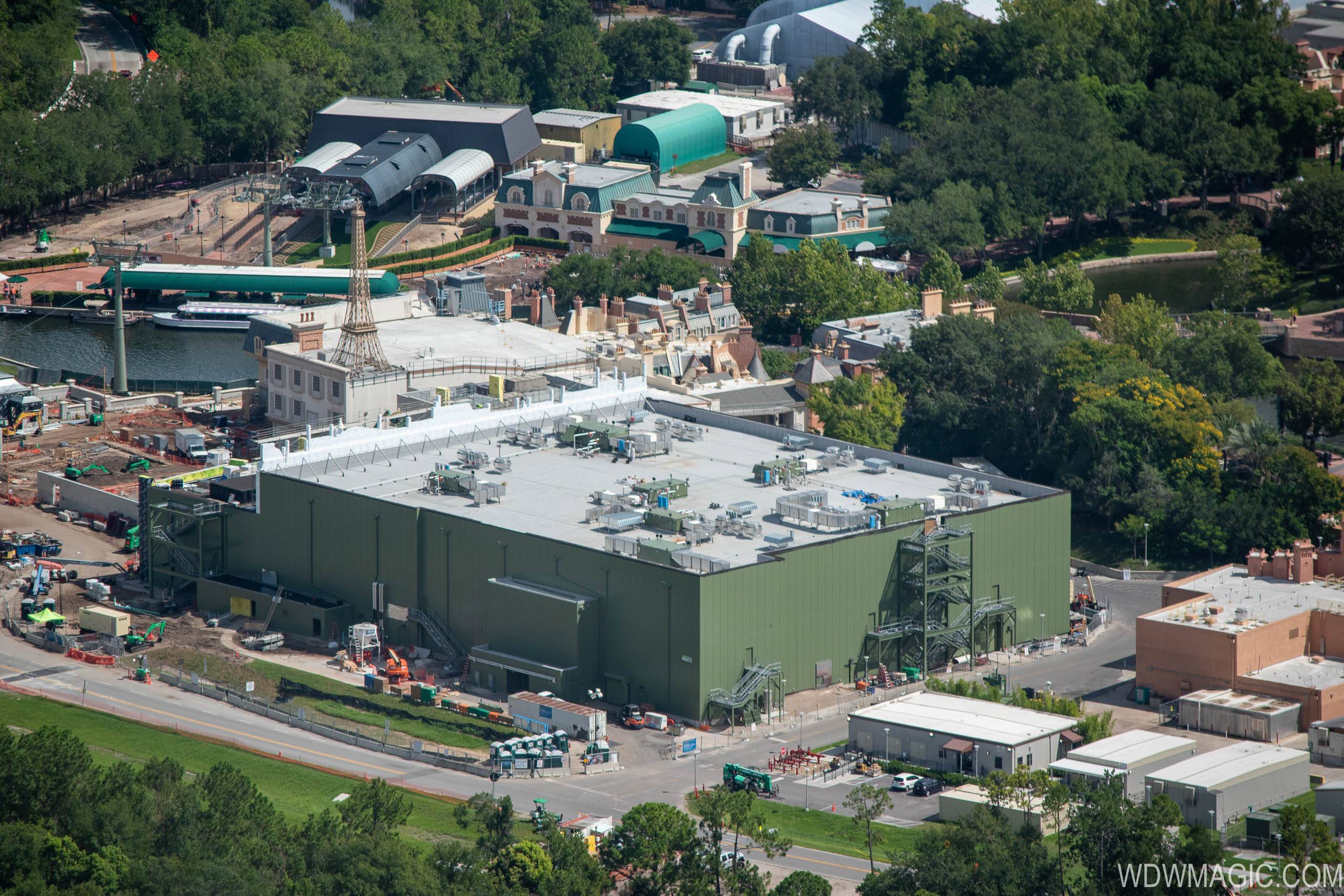 PHOTOS - Remy's Ratatouille Adventure construction from the air
