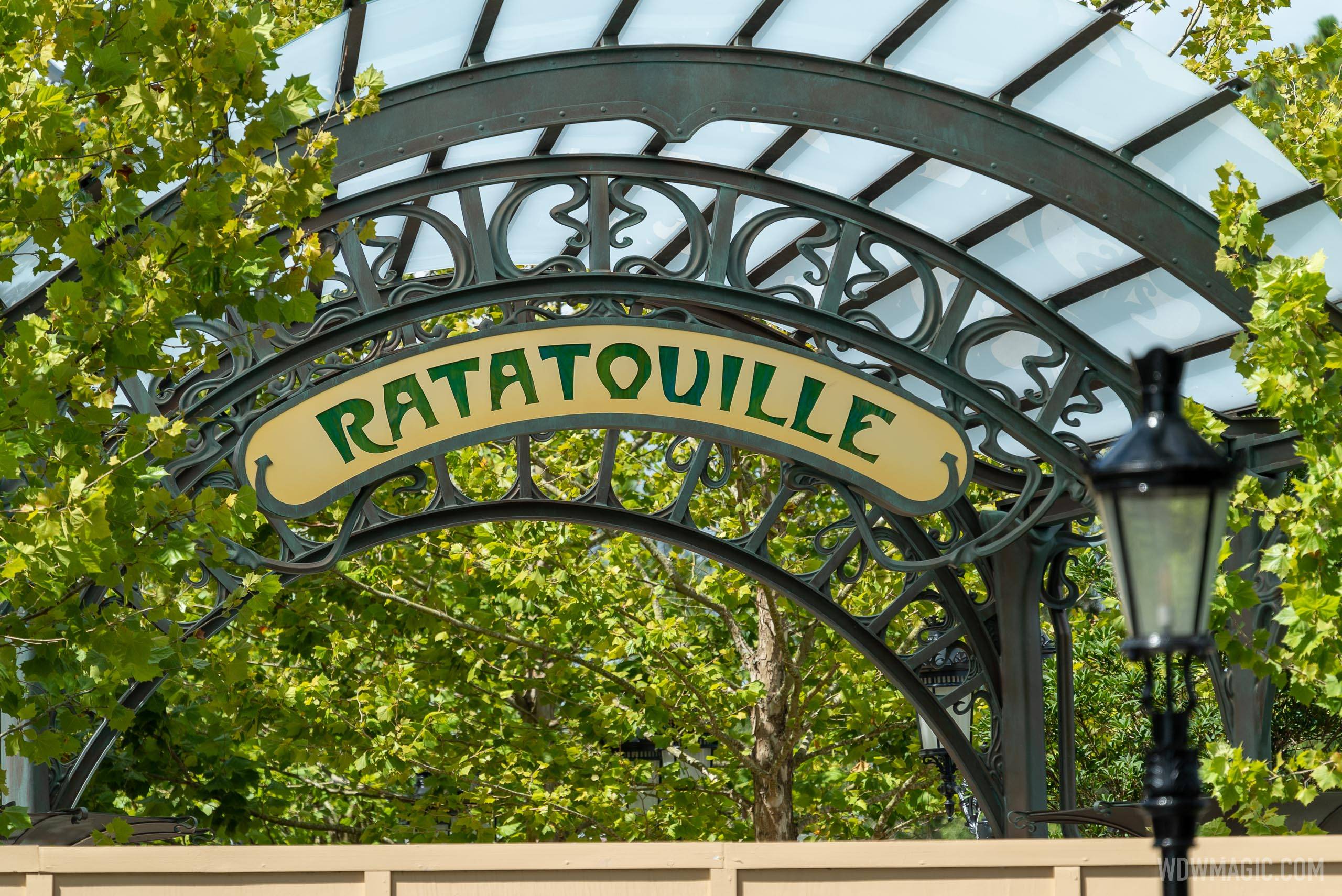 Remy's Ratatouille Adventure construction - August 26 2020
