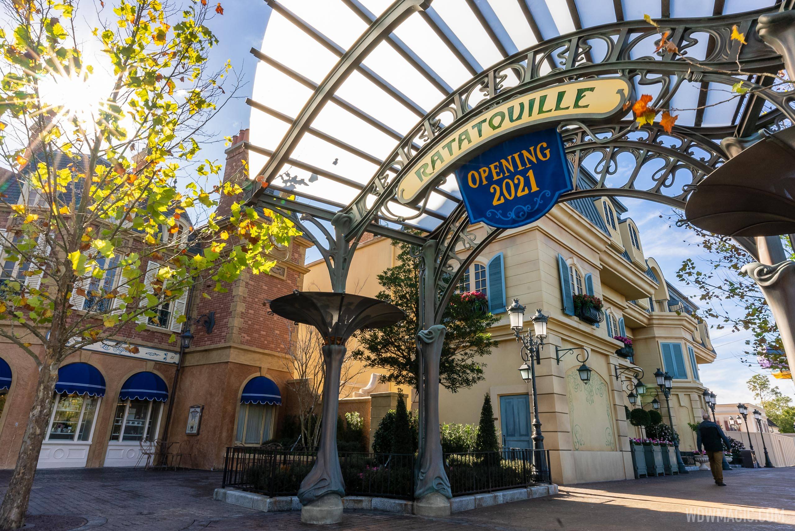Remy's Ratatouille Adventure will open October 1 2021 at EPCOT