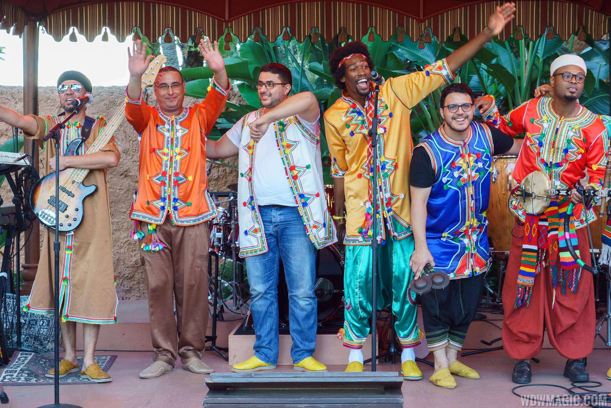 Ribab Fusion perform at Epcot's Morocco Pavilion