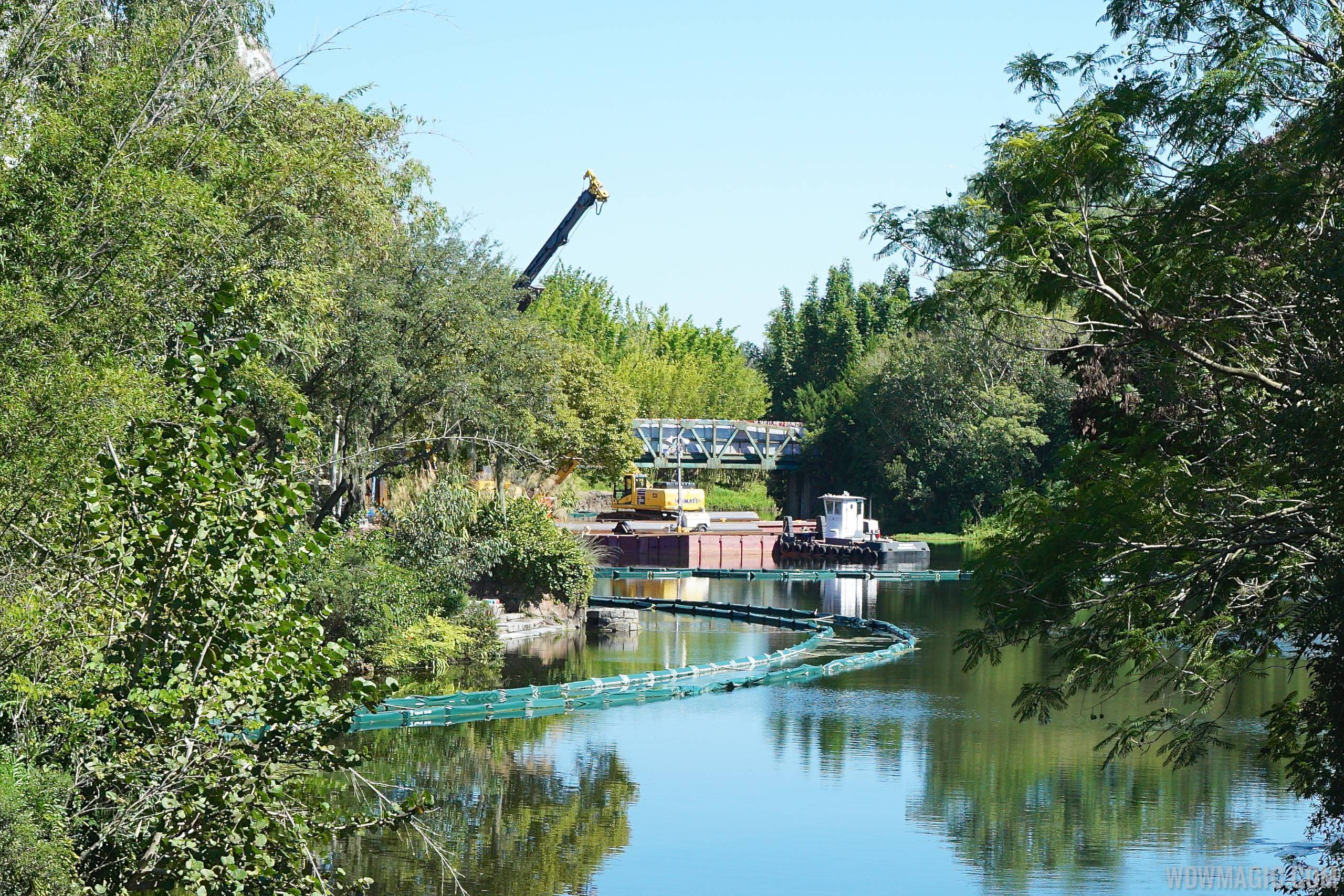 PHOTOS - A look at the Rivers of Light construction at Disney's Animal Kingdom