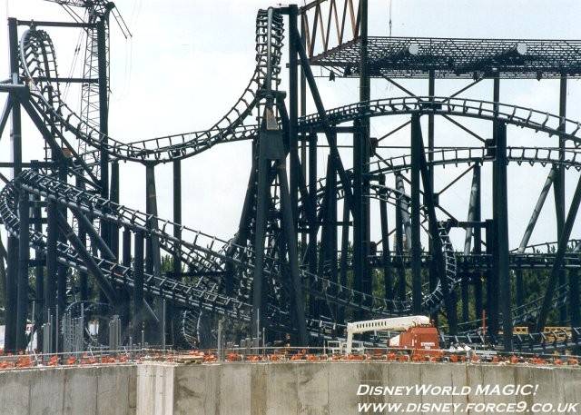 Rock n Roller Coaster construction photos Photo 5 of 5