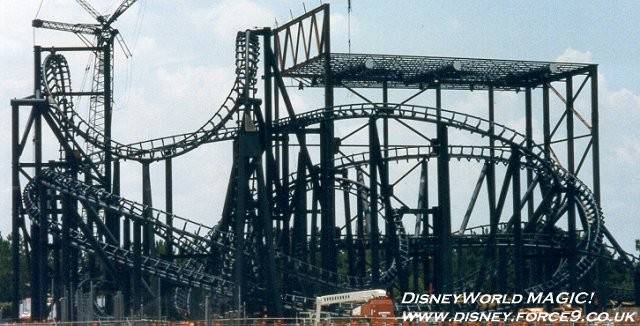 Rock n Roller Coaster construction photos Photo 3 of 5