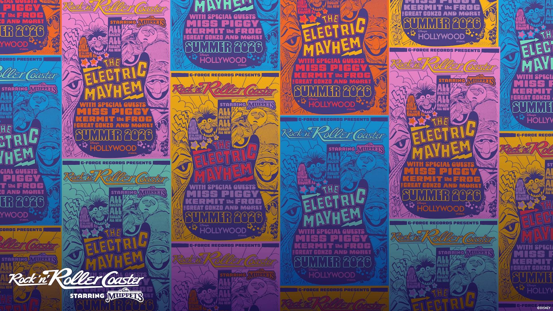 Muppets will be taking over Rock 'n' Roller Coaster