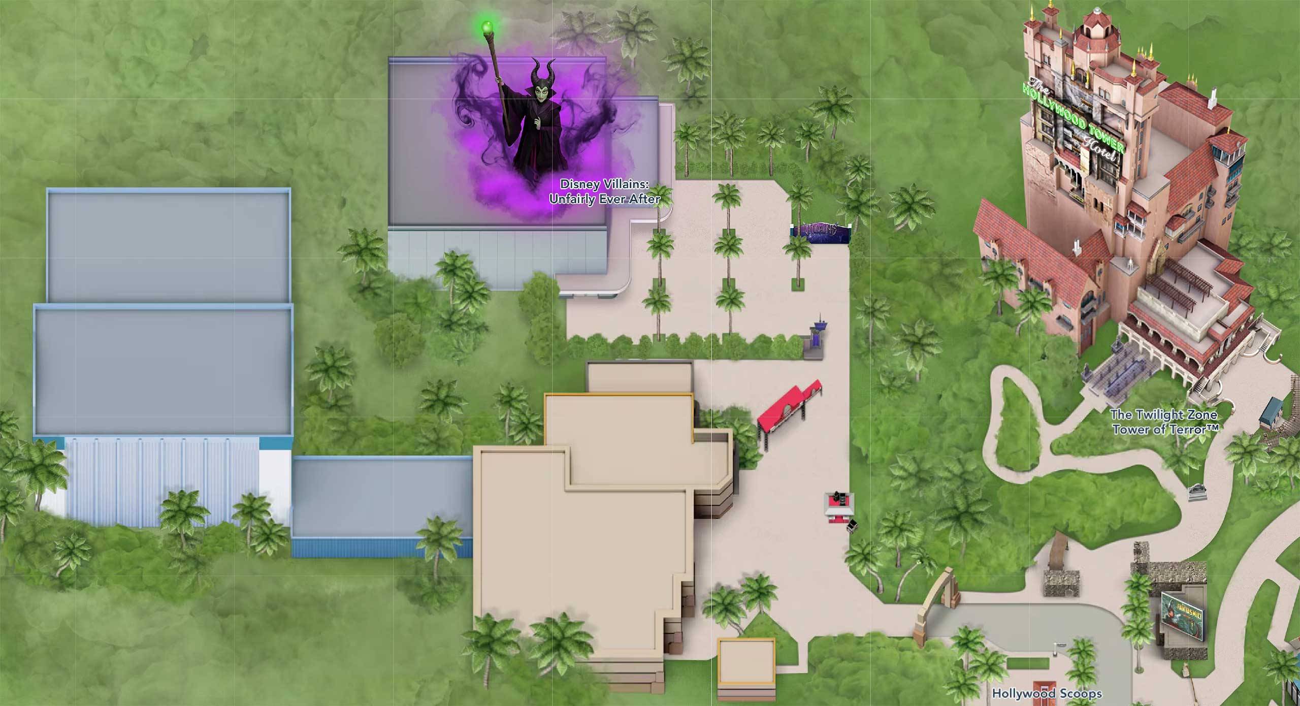 Hollywood Studios Map Updated Following Rock 'n' Roller Coaster Closure - March 2026