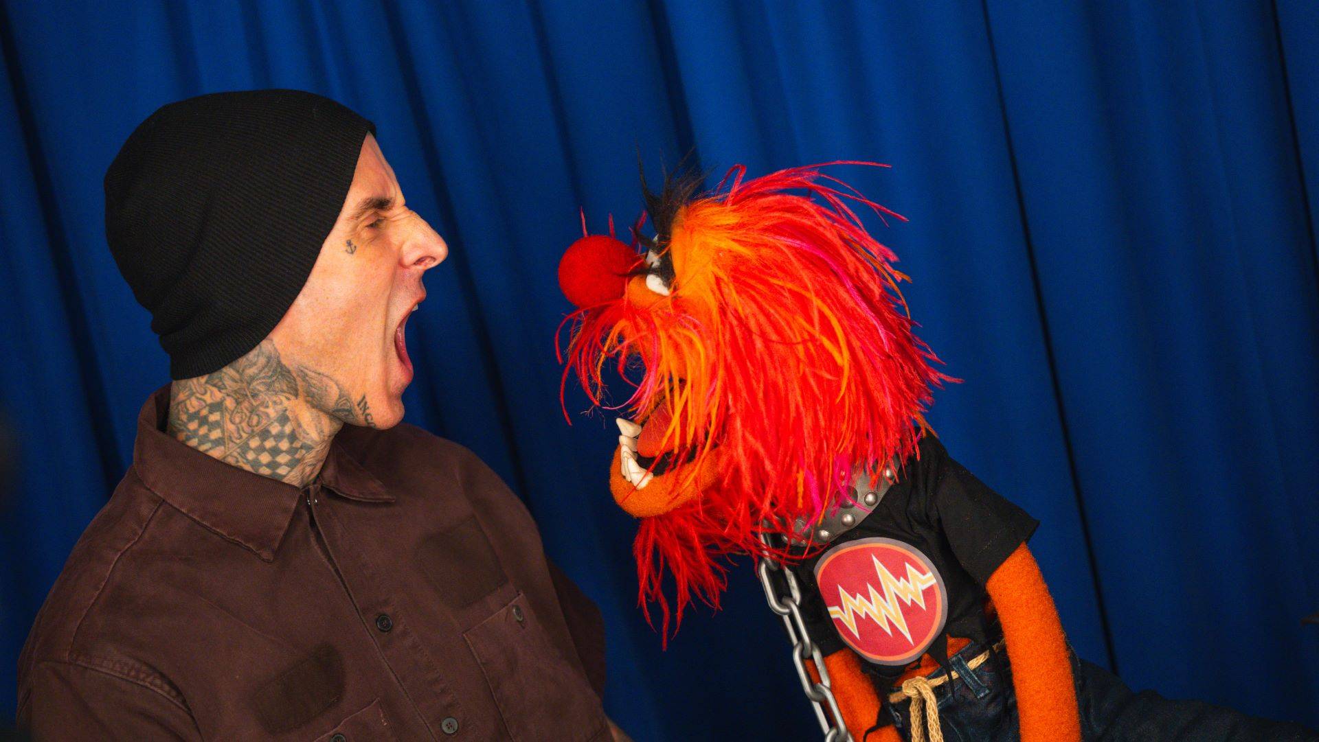Travis Barker with Animal