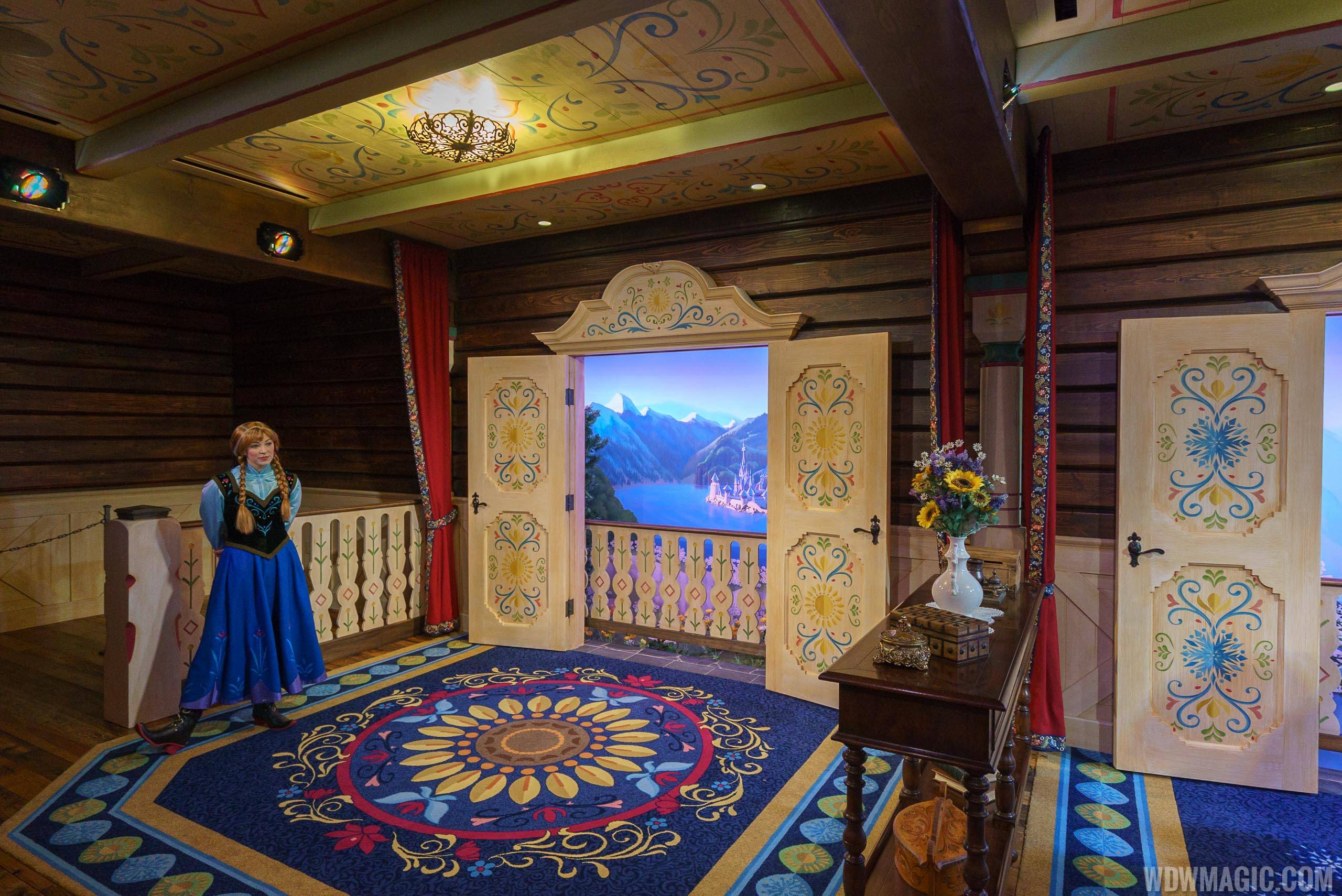 Royal Sommerhus Anna meet and greet room