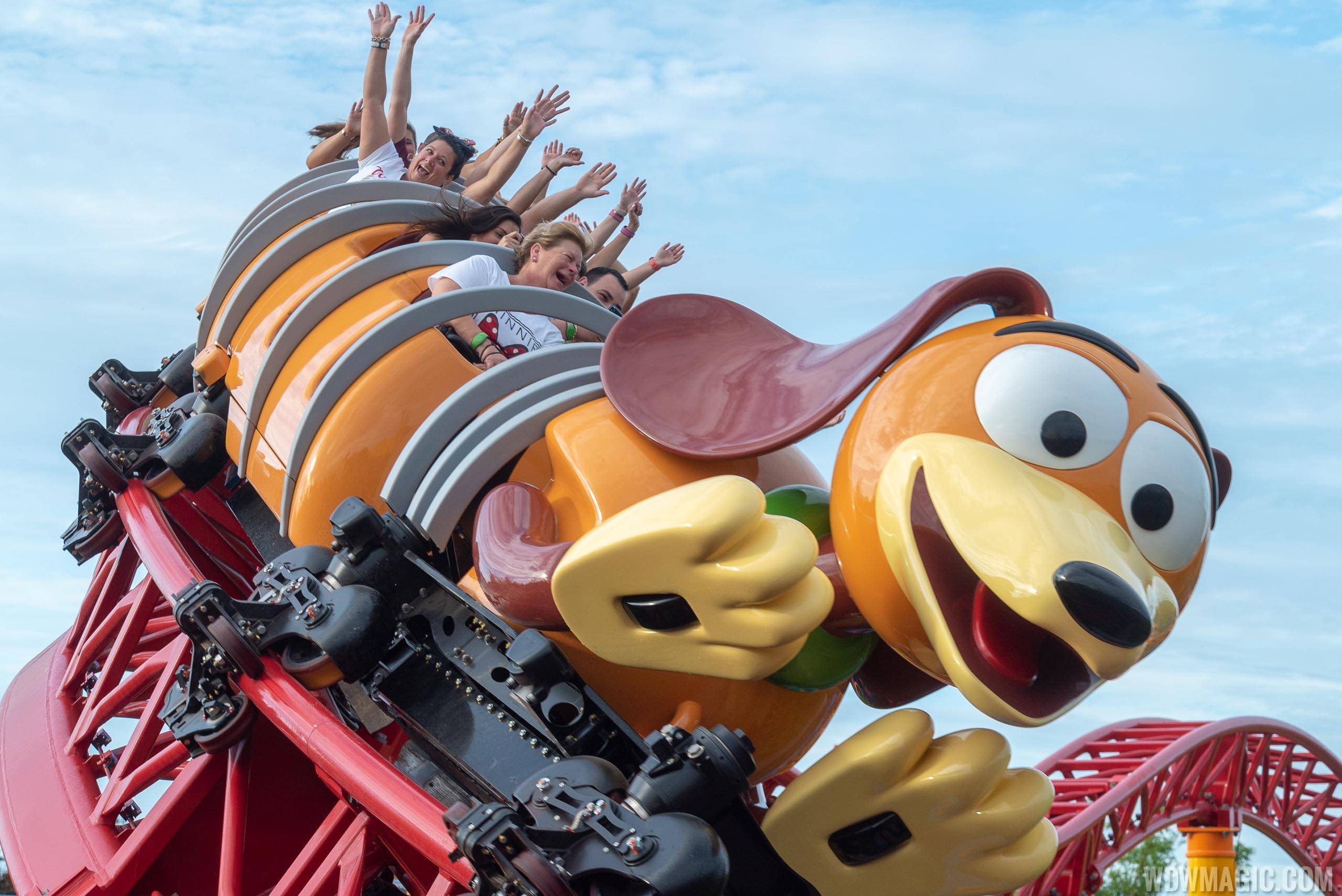 Toy Story Land's Slinky Dog Dash wagging tails temporarily removed