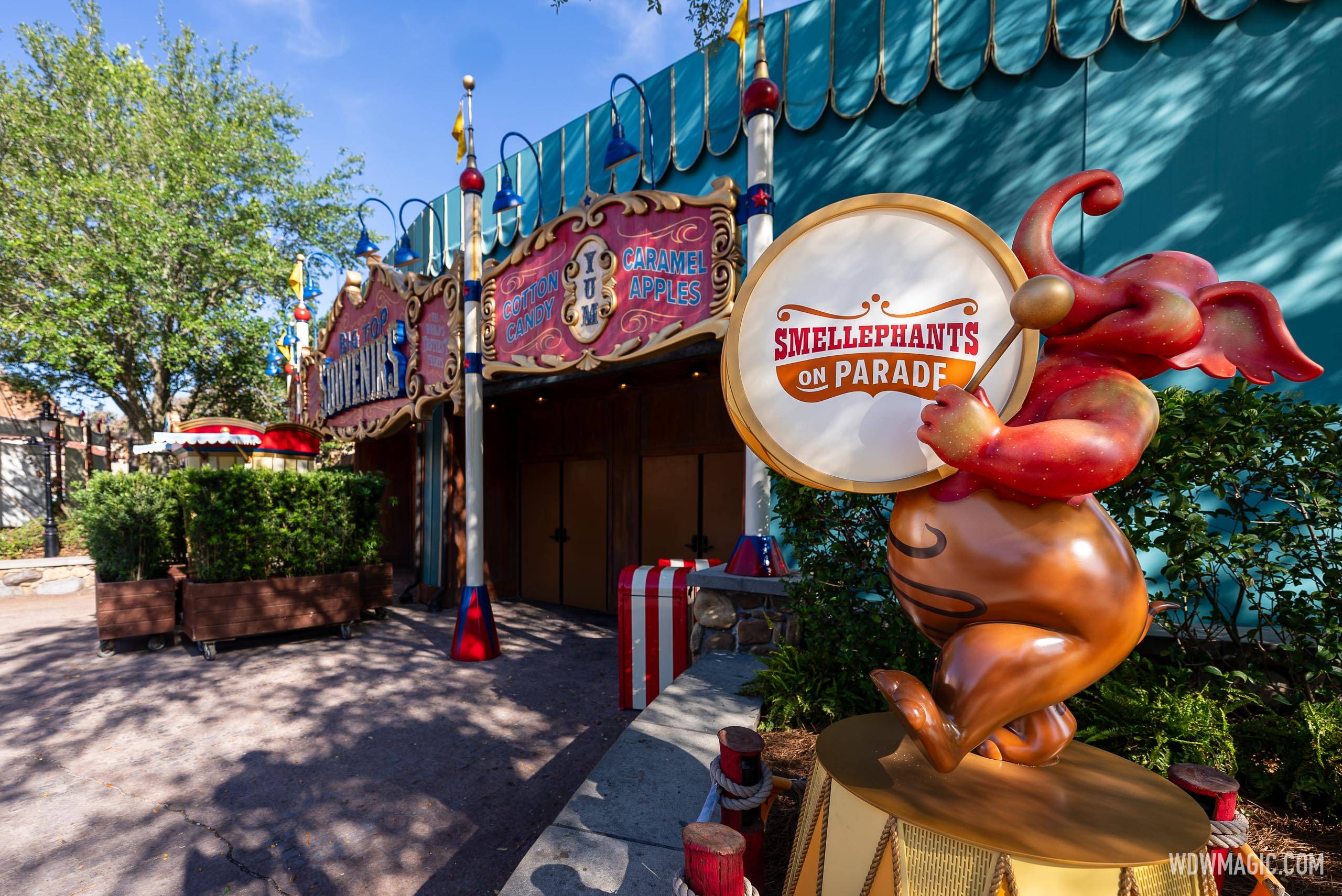 More 'Smellephants' now gracing Storybook Circus at Disney World's Magic Kingdom