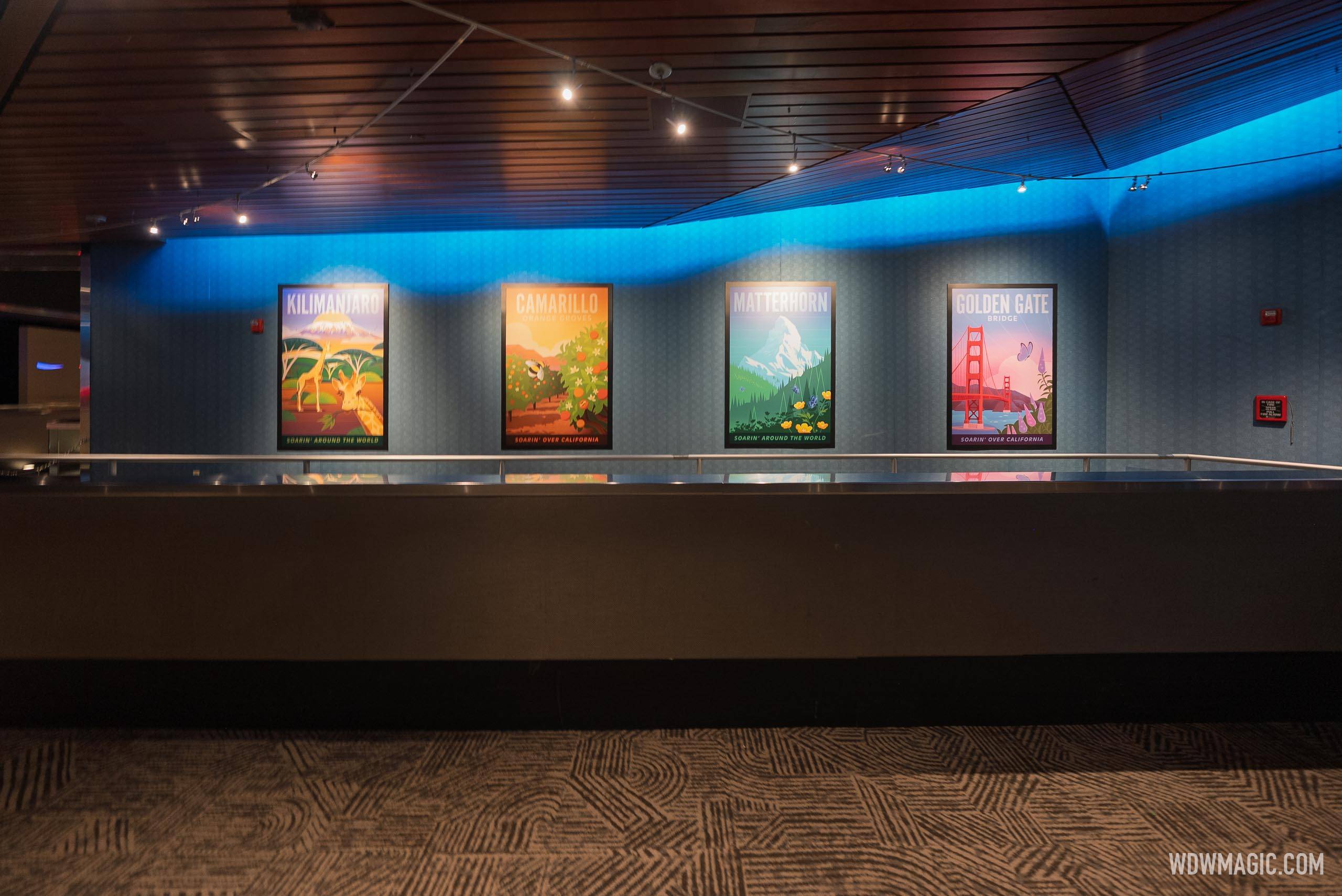Queue area posters