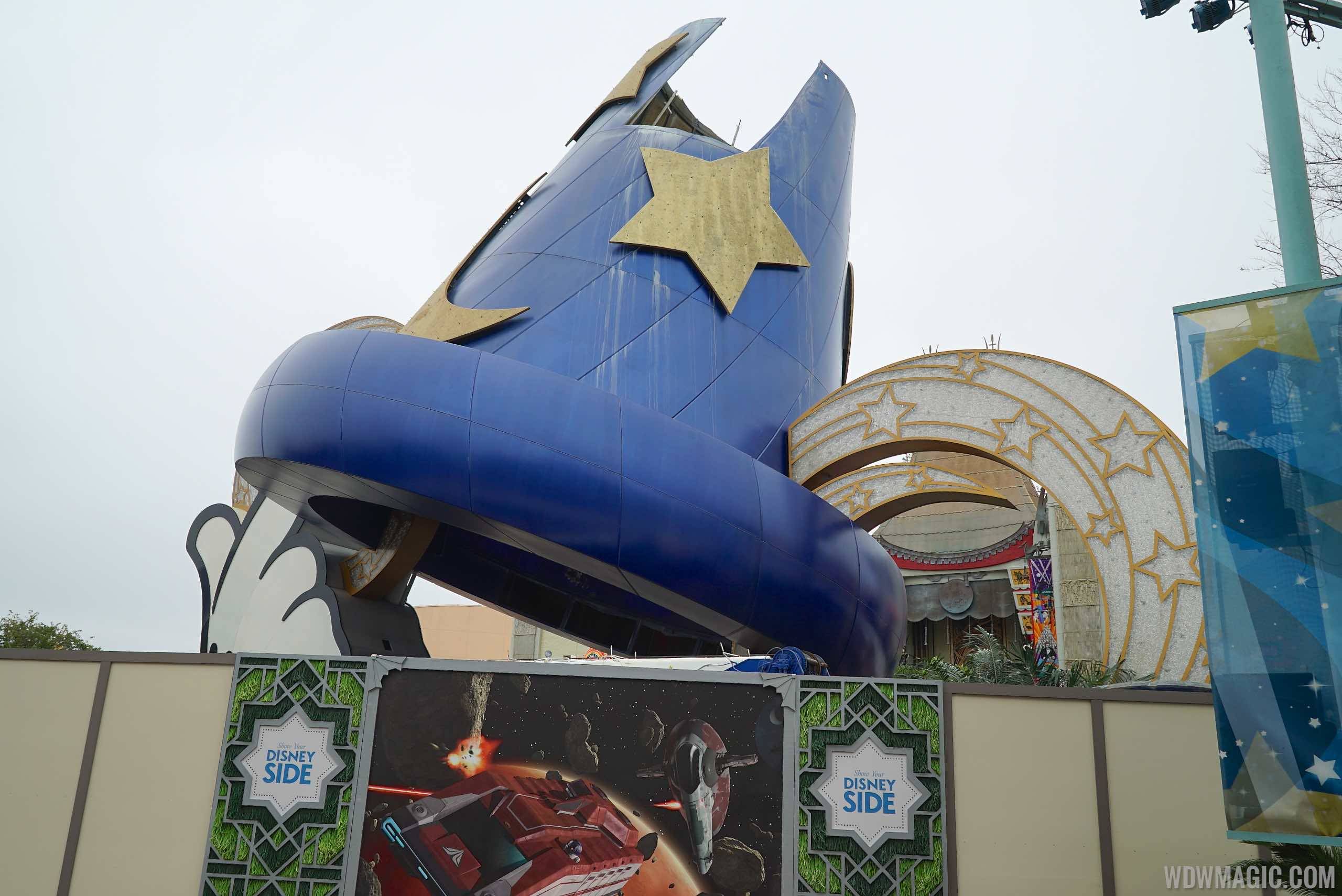 PHOTOS - Latest look at the Sorcerer Mickey Hat icon demolition at Disney's Hollywood Studios