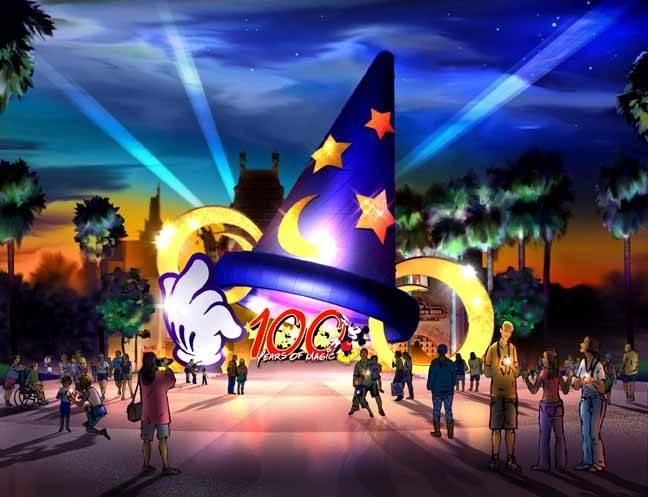 Press Release - Sorcerer Mickey Hat, 122 Feet Tall, Crowns Disney-MGM Studios As Newest Icon at Walt Disney World Resort