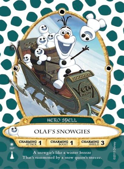 PHOTO - 'Olaf's Snowgies' Sorcerers of the Magic Kingdom card exclusive for Mickey's Very Merry Christmas Party