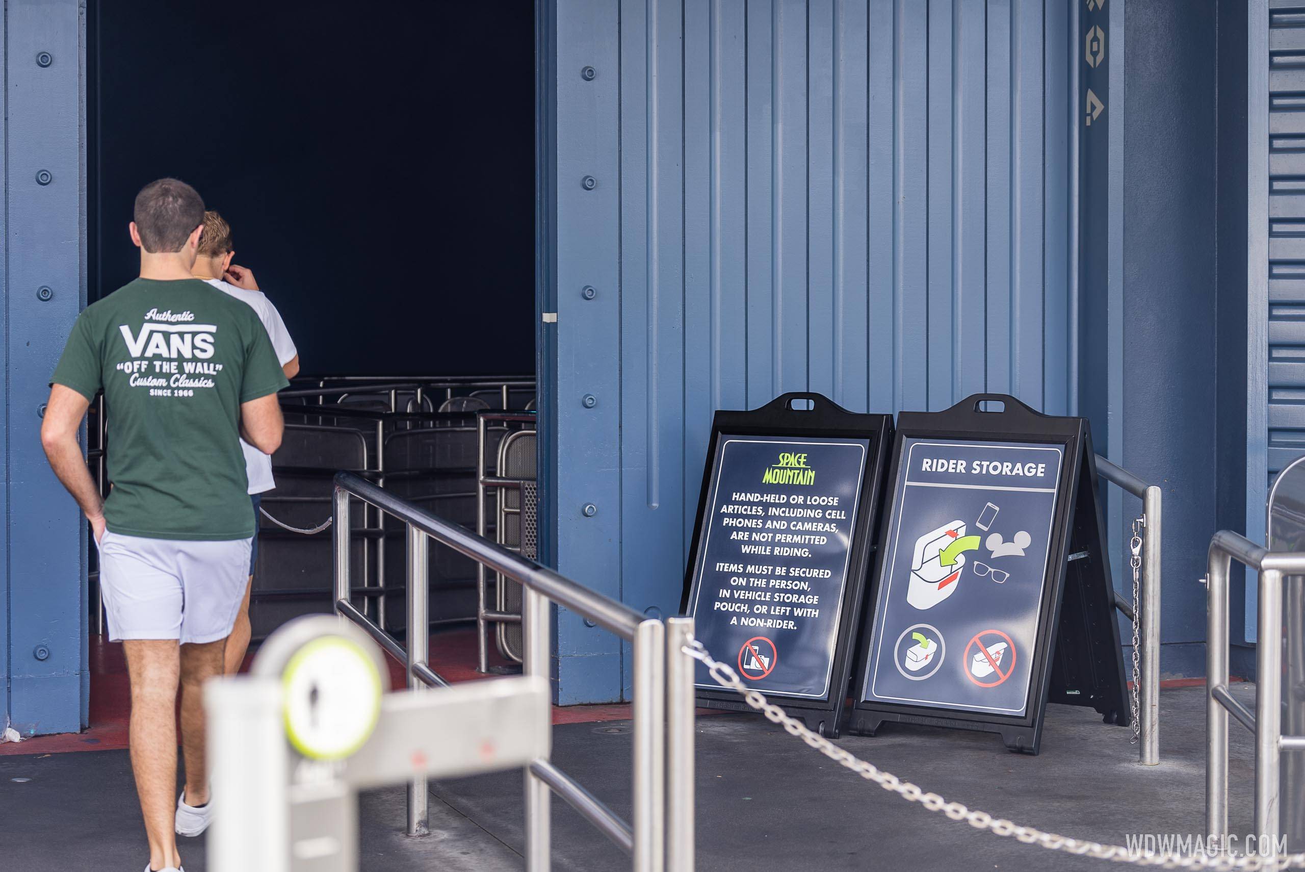 New rider rules on Space Mountain for hand-held items
