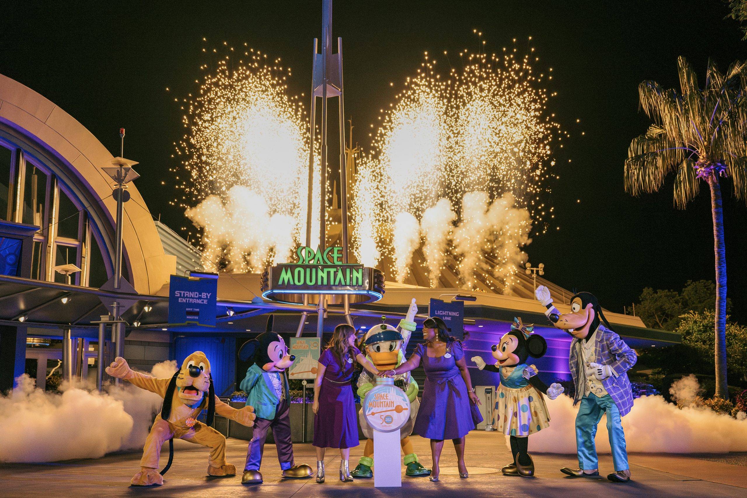 Space Mountain 50th Anniversary Fireworks