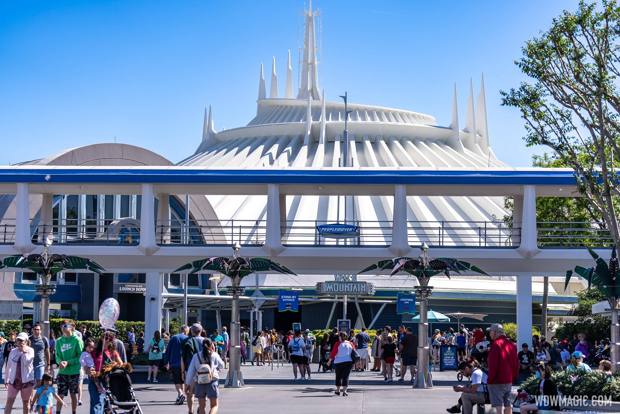 Space Mountain Wait Times Hit Nearly Three Hours Today at Magic Kingdom