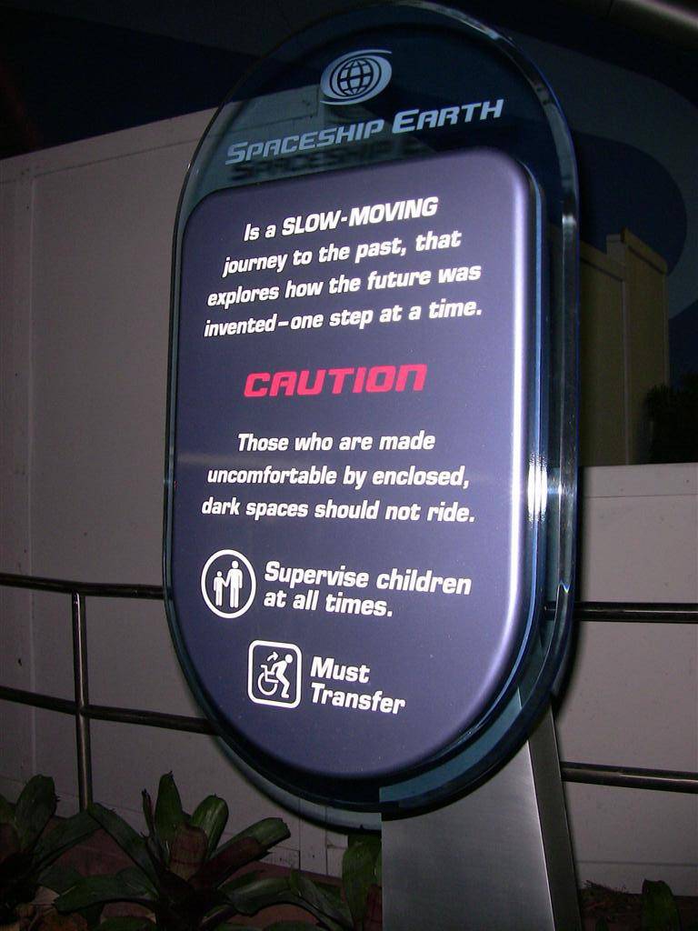  New signs installed around Spaceship Earth