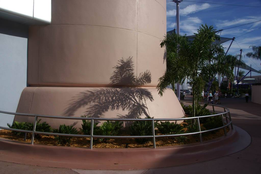 West side of Spaceship Earth receiving extensive landscaping changes