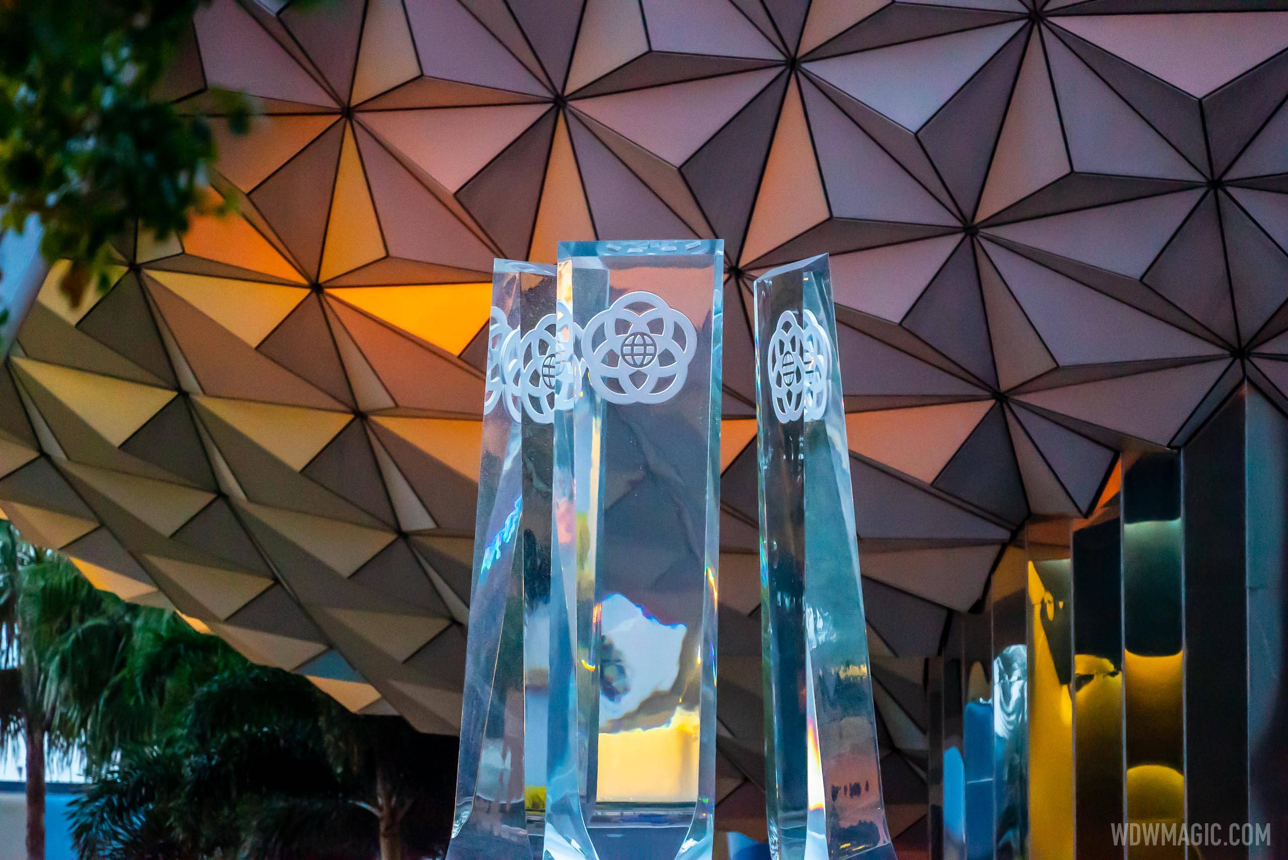 A new lighting package is coming to the exterior of Spaceship Earth