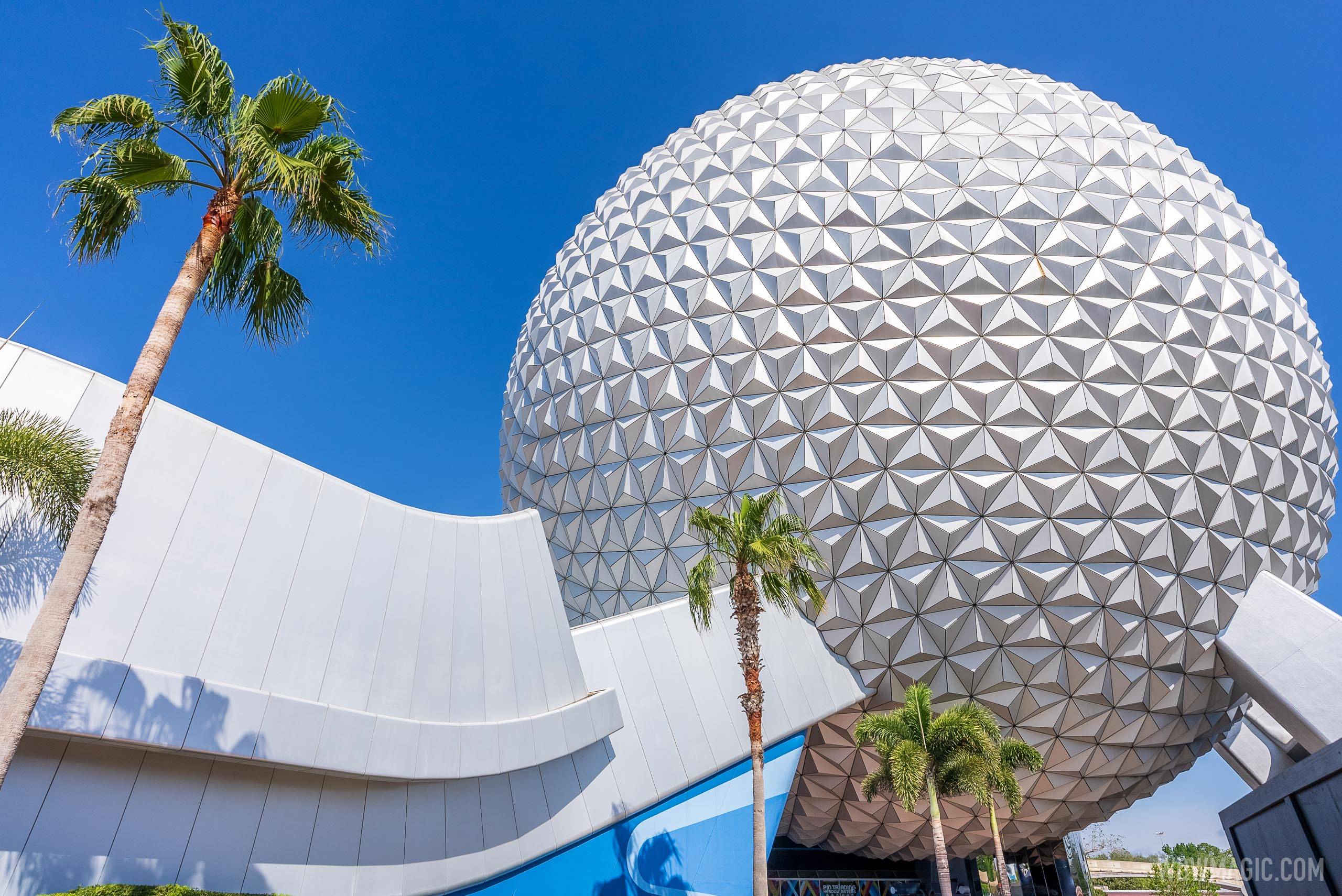 Points Of Light Install Continues At Spaceship Earth In Epcot