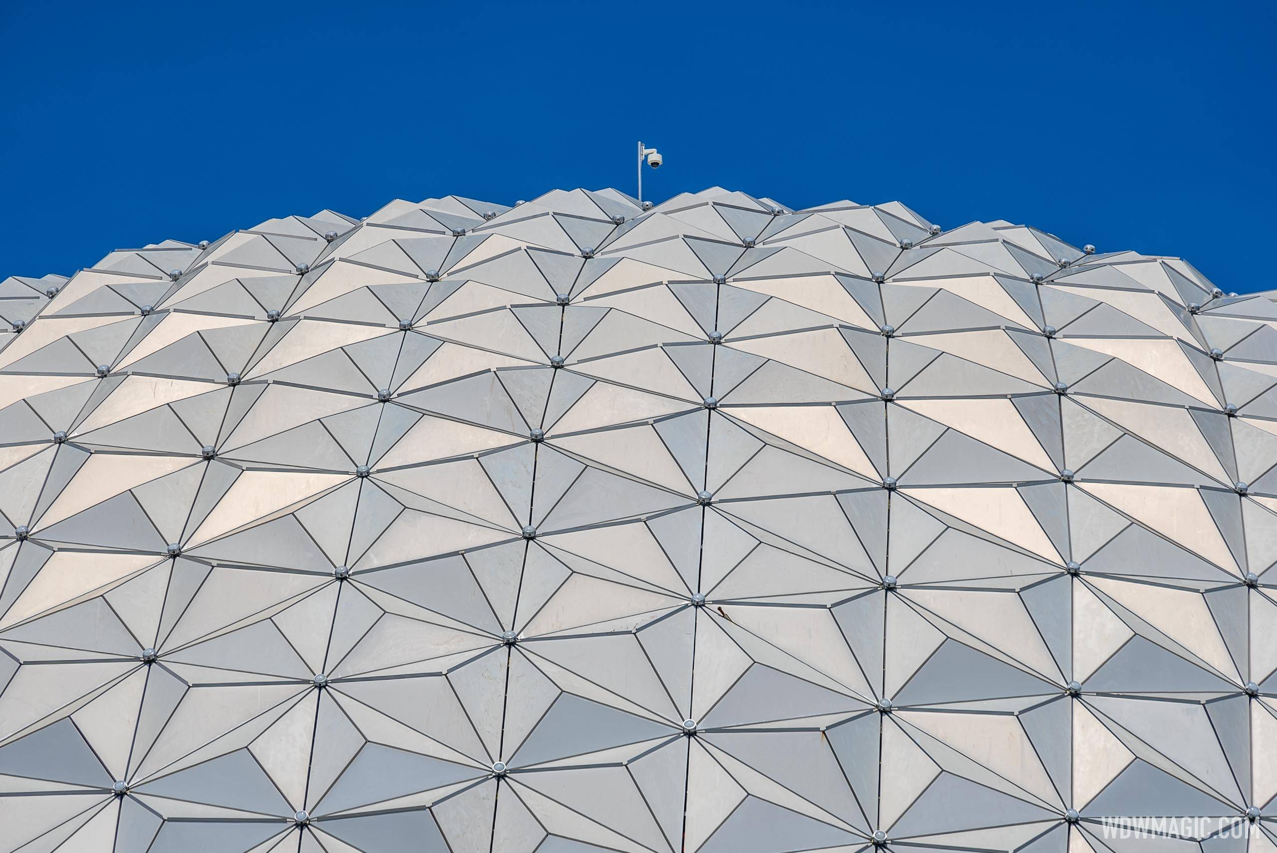 Camera on top of Spaceship Earth