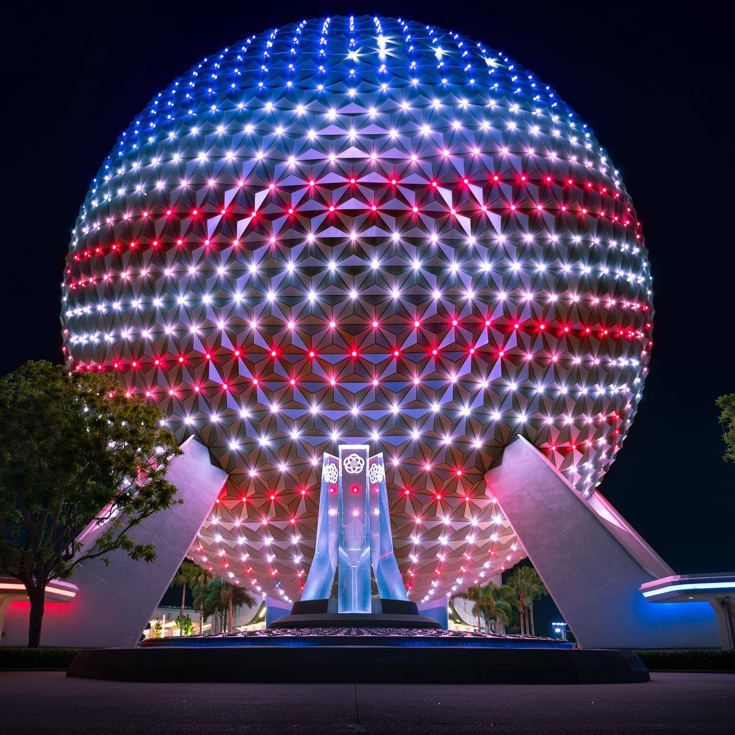 Spaceship Earth July 4 ambient lighting design