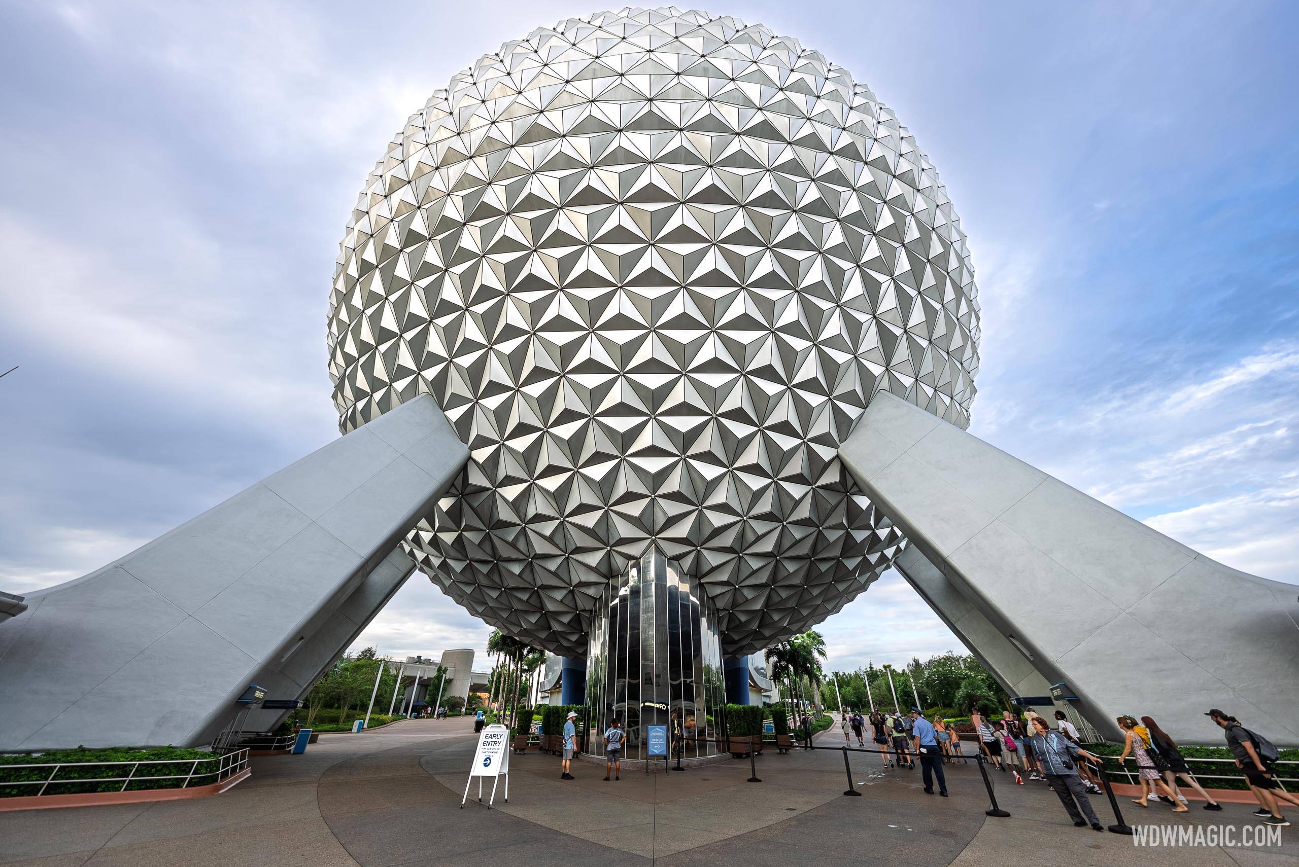 Spaceship Earth Closed for Refurbishment August 2025
