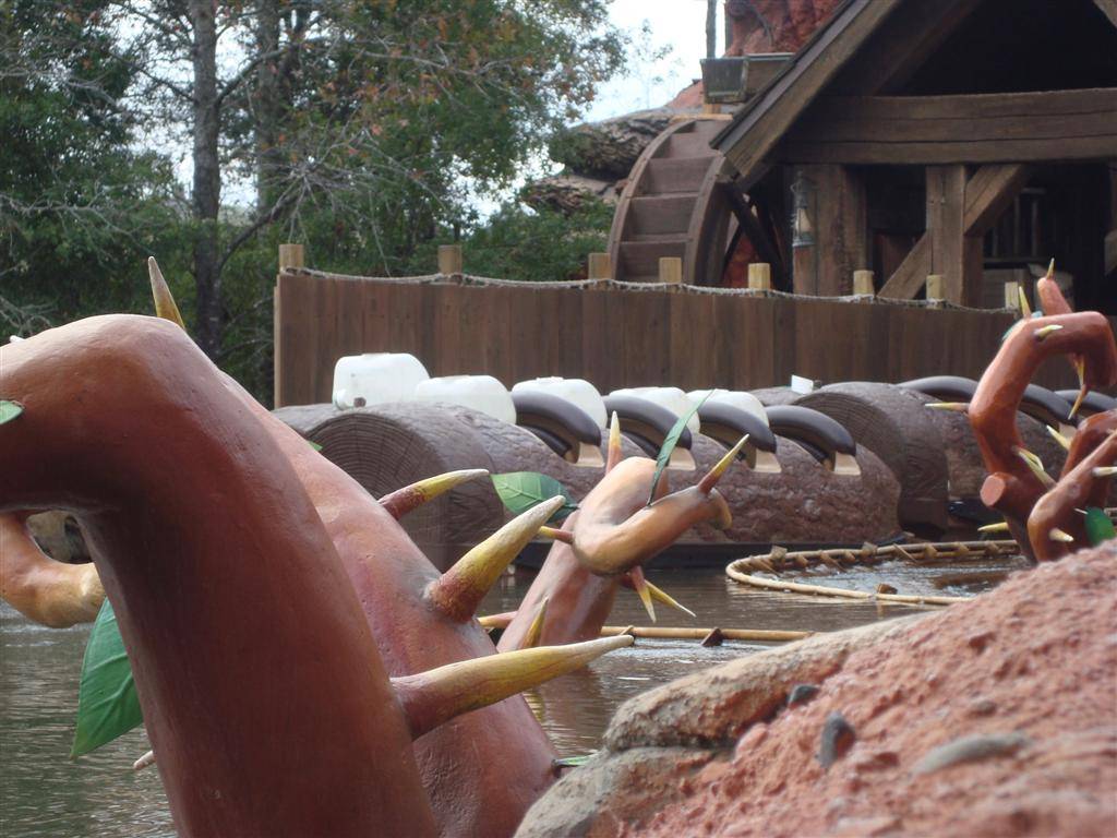 PHOTOS - Splash Mountain lap bars installed and now being tested